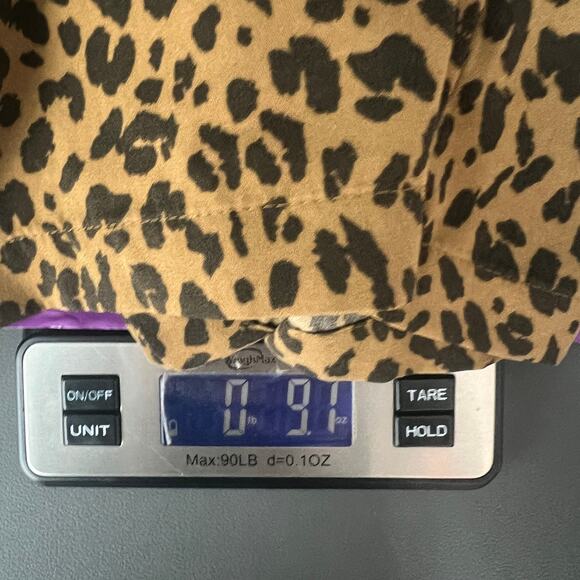 A New Day Cheetah Print Women's High Waisted Shorts w/ Tie Size XXL Pockets - Picture 12 of 12